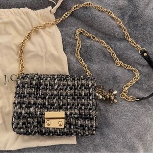 Tweed J. Crew purse